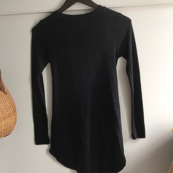 Anthropologie Pure & Good XXS Providence Tunic Bla - Picture 5 of 8